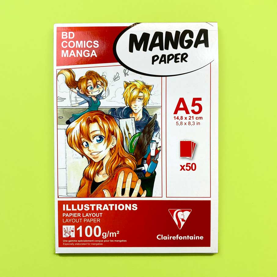 Bloc A3 pour dessiner BD comics manga papier layout